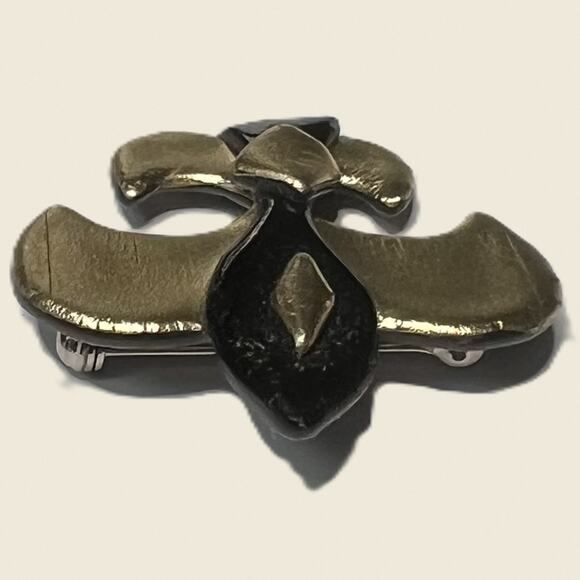 Oscar of New Orleans Fleur-de-Lis Brooch/Pin - Picture 5 of 6